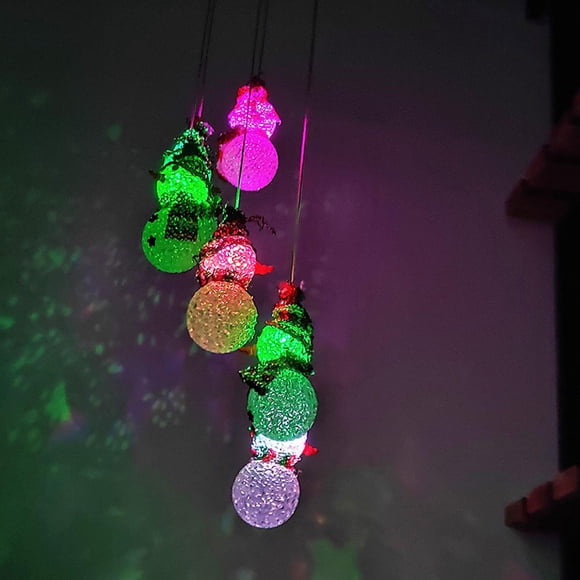 Luces solares de Navidad Cola LED portátiles que cambian de color para bodas patio