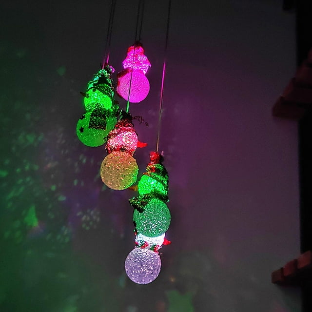 Luces solares de Navidad: Lámpara colgante moderna con luces LED portátiles mejoradas para jardín festivo