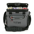 thumbnail image 2 of Titan by Arctic Zone 16 Can Zipperless Soft Cooler, Sharkskin Gray, 2 of 6