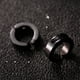 thumbnail image 3 of 1 par de Clips de Oreja Ecomeon Acero Inoxidable Pendientes Ear Cuffs Superficie Lisa Negra, 3 of 5