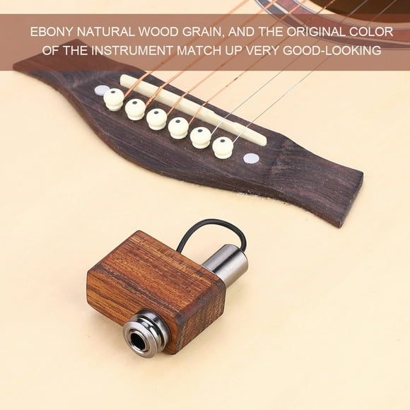 1 Pcs Pickup, Adeline Contact Pickup Mini Microphone Ukulele Violin Accessory Sandalwood