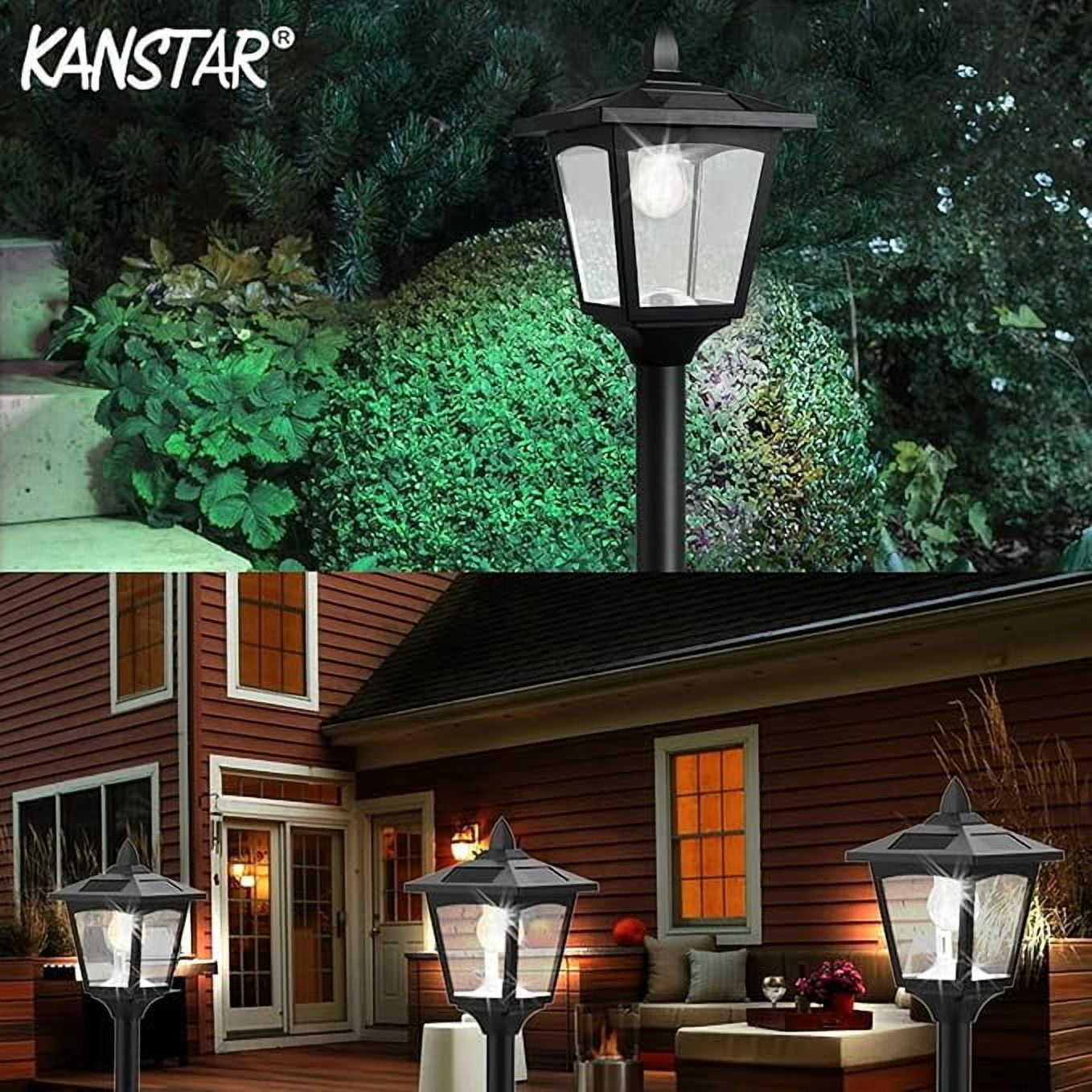 67 Inch Solar Lamp Post Light Outdoor – Waterproof LED Pathway Lighting with Adjustable Pole for Lawn, Garden, Driveway or Patio
