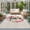 Beige, variant on Rectangle Area Rugs 2 x 3 Ft, Mother's Day Non-Slip Residential Carpet, Love Watercolor Pink Flowers Gray Wood Indoor Crawling Mats Runner Rugs for Living Room/Dining Room/Bedroom