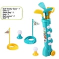 thumbnail image 5 of Children Golf Club Set with Wheels Mini Golf Toy Outdoor Indoor Small Golf Training Toy, 5 of 5