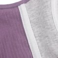 thumbnail image 6 of UOCUFY Women Plus Size Front Closure Wire Free Bra Striped Seamless Support Bralette Comfort Everyday, 6 of 9