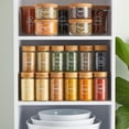 thumbnail image 4 of 144 Spice Labels Stickers, Clear Preprinted Round Labels for Spice Jar Lids, Seasoning Rack, Contemporary White (1.5 in), 4 of 8