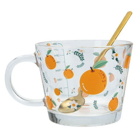 

OUNONA Clear Coffee Mug Cups Glasses Mugs Tea Glassbaking Measuring Container Water Travel Pitcher Cup Iced Cereal Frothing