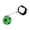 Green Football, variant on Wrist Return Ball Elastic String Rebounds Ball Game Wristbands Football Wrist Strength Trainer for
