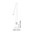 thumbnail image 2 of YSNOOWE Bouteille d'Huile Essentielle Collier en Forme de Cœur Design Simple Lot de 1, 2 of 8