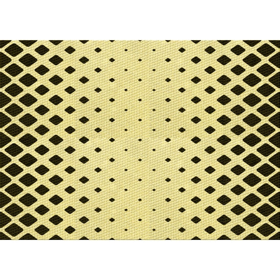 Ahgly Company Indoor Rectangle Patterned Oak Brown Area Rugs, 2' x 3'