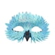thumbnail image 3 of Máscara de Halloween, accesorios decorativos, máscara de plumas para ojos para festivales, juegos de rol. Azul, 3 of 9