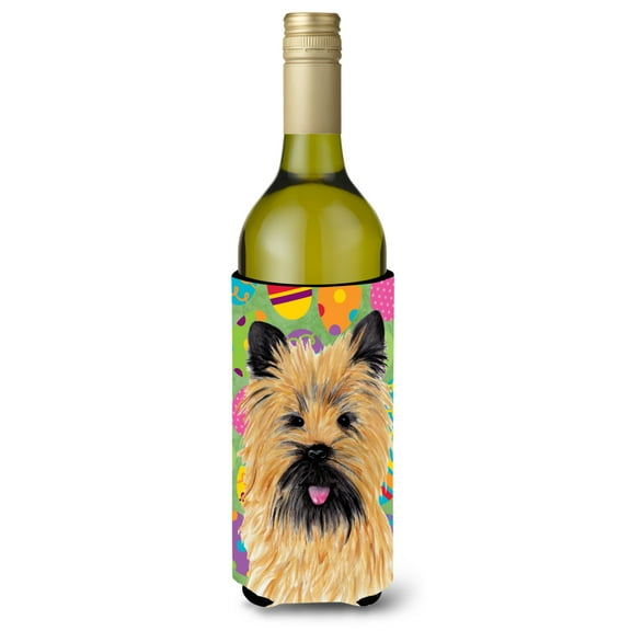 Cairn Terrier Easter Eggtravaganza Wine Bottle Hugger