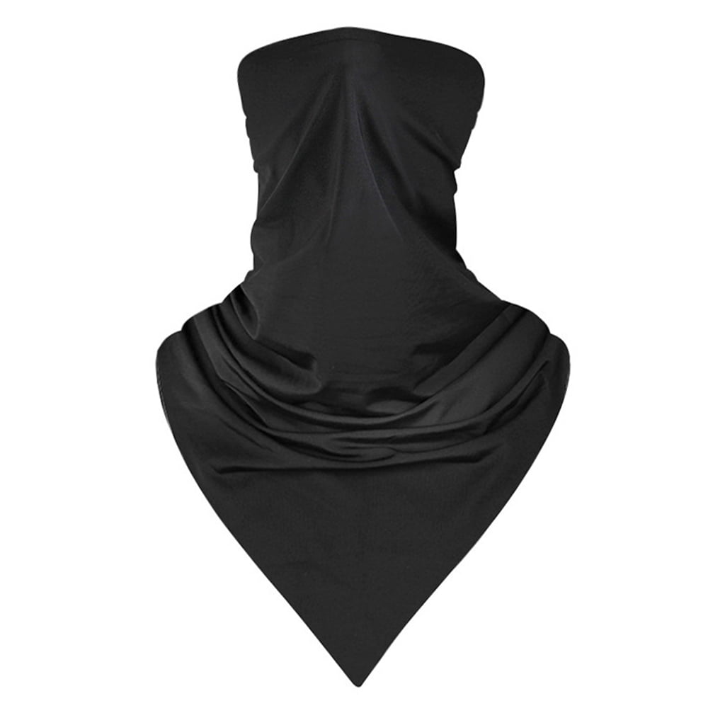 Protection uv ice soie Face Cover cou tube Outdoor Bandana foulard Gris 