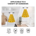 thumbnail image 4 of Disketp Leopard Print Hanging Kitchen Towel Tie Towels Tea Bar Dish Cloths Dry Towel for Laundry Room Decor (18*14in), 4 of 7