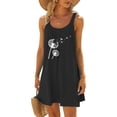 thumbnail image 2 of FAIWAD 2024 Robes d'Été pour Femmes Robe Courte Décontractée Col Rond Ample Mini Robe Vacances Plage, 2 of 4