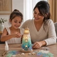 thumbnail image 7 of Beginner-Friendly DIY Lighted Sea Glass-Style Lighthouse Kit Collection – LED Lighthouse Craft, Handmade Ocean Beach Decor Gift for Craft Lovers, 7 of 7