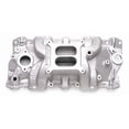 thumbnail image 1 of Edelbrock Intake Manifold 7101 Performer RPM; For Use With 1986 And Earlier Chevy 262-400 Engines; Single 4 Barrel; Square Bore; Dual Plane; 1500-6500 RPM; Satin; Aluminum; Non-EGR, 1 of 4