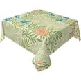 thumbnail image 6 of Watercolor Flowers Tablecloths Square Waterproof 55x55 inch,William Morris Vintage Floral Plant Print Kitchen Living Room Dining Room Decorative Tablecloth, 6 of 6