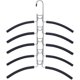 thumbnail image 1 of Colgador de suéter de metal antideslizante 5 en 1 de Nature Smile 2 pack, estante de ropa de armario de múltiples capas, camisa de metal resistente para ahorrar espacio, blusa para colgar Afortunado Sencillez, 1 of 5