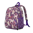 thumbnail image 2 of Pet Lover’s Small Backpack with Puppy and Bone Print, Lightweight Travel Bag for Work, School, and Travel, 2 of 6