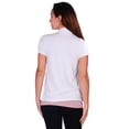 thumbnail image 3 of Simply Ravishing Women's Basic Short Sleeve Hip Length Open Drape Cardigan, Medium, Ivory, 3 of 4