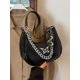 thumbnail image 2 of Bolsos de mano tejidos tipo hobo para mujer, bolsos de hombro tipo bandolera, nuevos bolsos de diseñador de moda, bolsos casuales, bolsos de mensajero para mujer 2024, 2 of 5