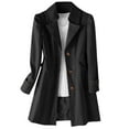 thumbnail image 5 of Spring And Autumn New Double Slim Fit Over The Knee Mid Long Trench Coat For Women, 5 of 5