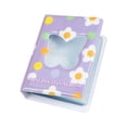 thumbnail image 4 of yuksok Business Card Holder 3 Inch Mini Photo Album Cartoon Card Folder 40 Pockets Card flower and butterfly, 4 of 7