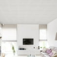 thumbnail image 5 of 13.7" x 13.7" Ceiling Tiles, 18 Pcs, Covering Area 20.85 sq. ft., Gelated Ceiling Tile Foam, Ceiling Tile Peeling & Pasting, Easy to Install on Ceiling & Wall, Pure White, 5 of 7