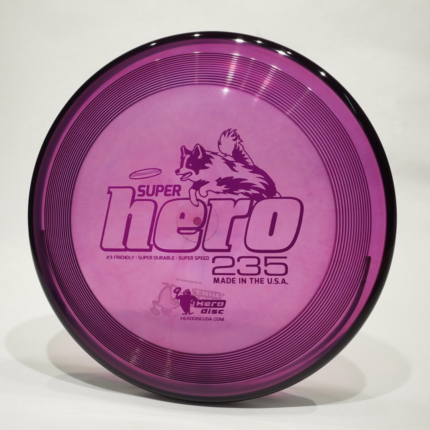 Hero Disc Super Hero - 235mm Dog Sport Flying Disc