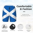 thumbnail image 3 of Mens Scottish Flag 2 in 1 Quick Dry Swim Trunks with Compression Liner Beach Shorts, 3 of 6