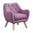 thumbnail image 2 of Smuxee Linen Kids Chair with Removable Seat Cushion,Toddler Chair Couch,Pink, 2 of 6