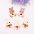 thumbnail image 3 of AMLESO Mignon Petits Lapins Patchs, Chiffon Autocollants Badges Réparation Patch Décoratif Animal A, 3 of 8