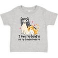 thumbnail image 3 of Inktastic I Love My Grandma Loves Me Cat Boys or Girls Toddler T-Shirt, 3 of 5