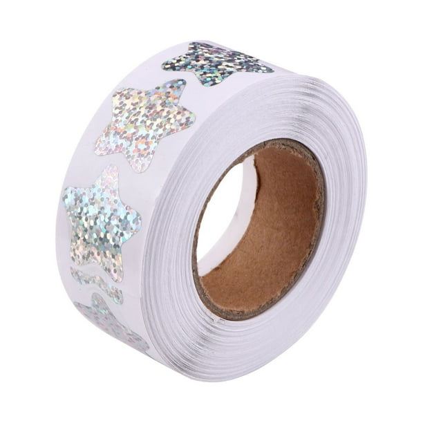 KAKOWELY 1 rollo de pegatinas autoadhesivas impermeables, decorativas y selladas.