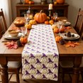 thumbnail image 4 of Dpityserensio Halloween Table Runner 13x72 Inch, Ghost Pumpkin Decoration for Dining Table Kitchen Party, Polyester Fall Harvest Home Decor, 4 of 7