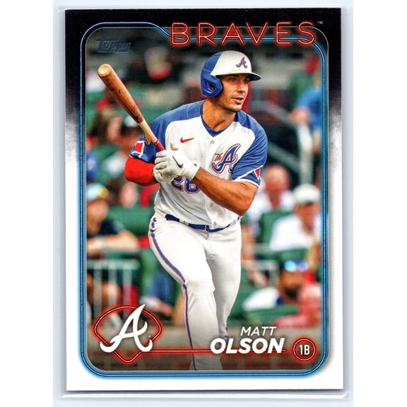 2024 Topps Matt Olson #350 Atlanta Braves MLB BASEBALL Trading Card