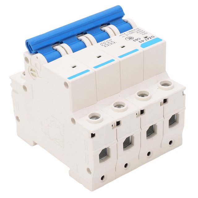 Interruptores Automáticos En Miniatura, Interruptor Automático Resistente Al Fuego Con Capacidad De Corte De 4500 A Montado En Riel DIN Para Distribución De Energía ANGGREK 4 Pole Circuit Breaker