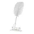 thumbnail image 3 of veasfak White Feather Signing Pen with Love Sign Pen Holder Set for wedding guest book, 3 of 7