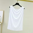 thumbnail image 1 of Débardeurs à Encolure Dégagée en Modal pour l'Été, Hauts Sans Manches pour Femmes, Couleur Unie Ultra Mince, Haut Ample, Tout Assorti FJH, 1 of 6
