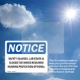 thumbnail image 6 of (2 Pack) Safety Glasses Lab Coats & Closed Toe Shoes OSHA Notice Sign, 6 of 7