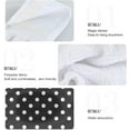 thumbnail image 5 of GZHJMY Black and White Polka Dot Kitchen Towels 2 Pcs, Soft Absorbent Hand Towels with Hanging Loop, Tie Towels for Bathroom Farmhouse Housewarming Decorative Towels, 5 of 7