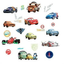 Disney Cars Lightning McQueen and Mater Wall Decals & Stickers (4 Pack)
