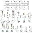 thumbnail image 3 of ZPAQI 50Pcs Fishing Barrels Swivels Connectors Pin for Saltwater and Freshwaters, 3 of 20