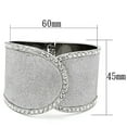 thumbnail image 2 of Luxe Jewelry Designs Women's Stainless Steel Bangle with Crystals, 2 of 2