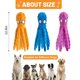 thumbnail image 5 of Juguetes para perros chirriantes, juguetes de pulpo para masticadores agresivos, perros grandes de felpa resistentes sin relleno, cachorro interactivo arrugado (3 piezas), 5 of 5