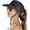 Black (Ponytail), variant on Sun Bucket Hats for Women Men UV Protection Wide Brim Fishing Hat Beach Outdoor Essentials