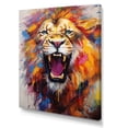 thumbnail image 2 of Designart "modern Roar Lion" Animals Wall Decor, 2 of 5