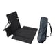 thumbnail image 2 of Silla de suelo con respaldo, ultraligera, estable, plegable, para camping, jardín. Negro, 2 of 9