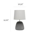 thumbnail image 3 of Simple Designs Round Concrete Table Lamp, 3 of 8